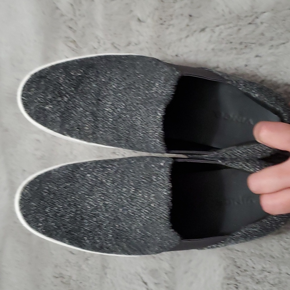 VINCE Warren Tweed like Platform Slip ons Shoes - size 8 - Picture 3 of 13